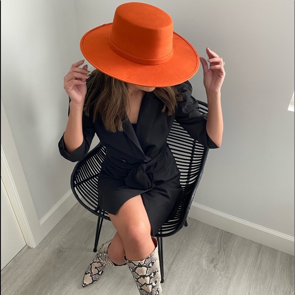 Melissa cordobés Suede Wide Brim Hat main image 4